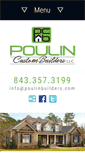 Mobile Screenshot of poulinbuilders.com